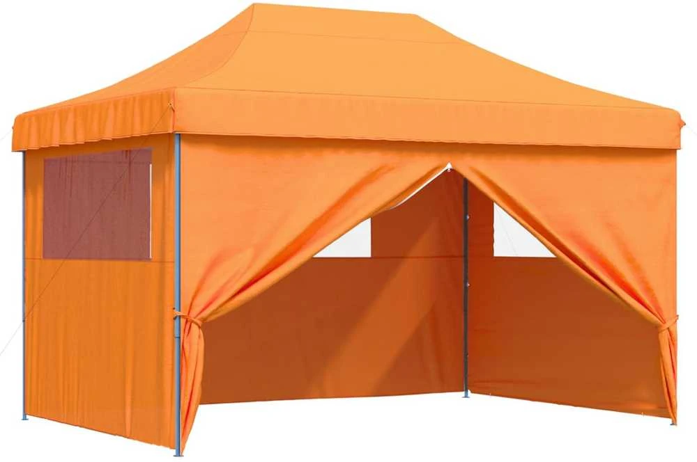 Šventės palapinė 279 x 410 x 315 cm Oranžinė Oksfordo audinys