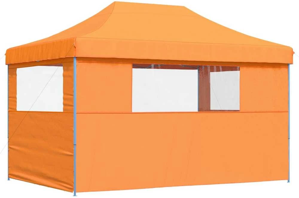 Šventės palapinė 279 x 410 x 315 cm Oranžinė Oksfordo audinys