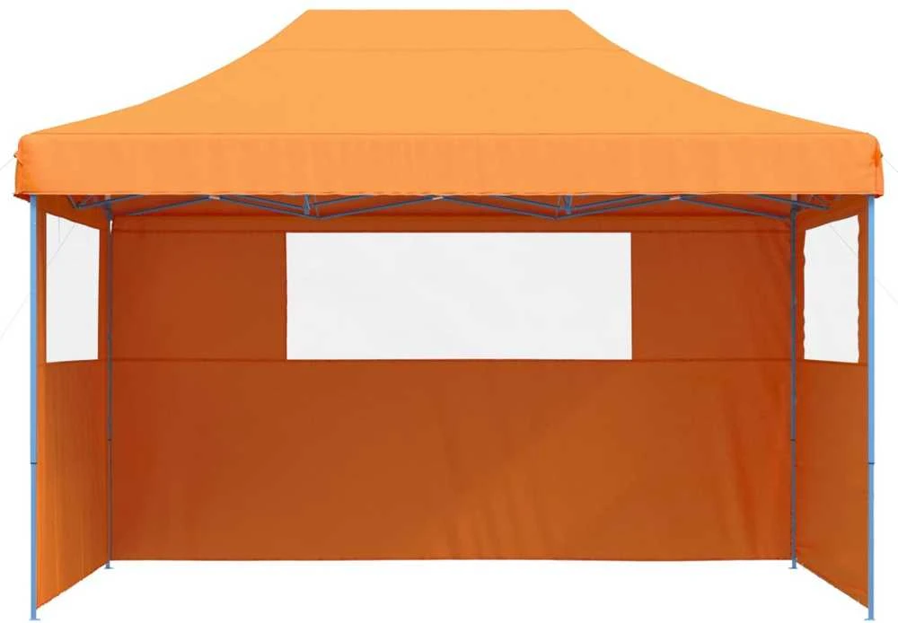 Šventės palapinė 279 x 410 x 315 cm Oranžinė Oksfordo audinys