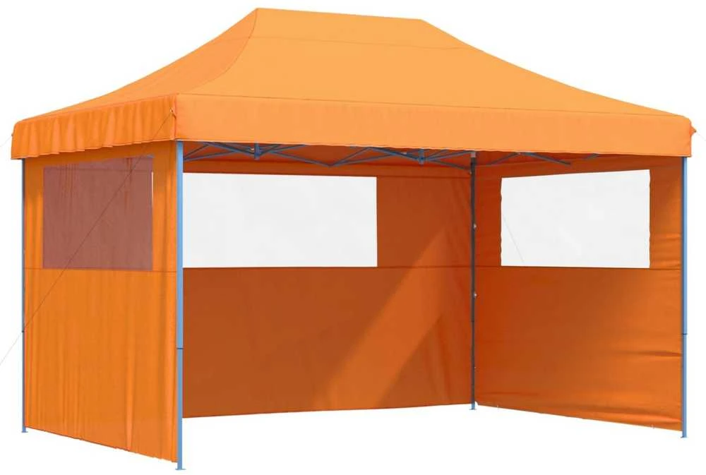 Šventės palapinė 279 x 410 x 315 cm Oranžinė Oksfordo audinys