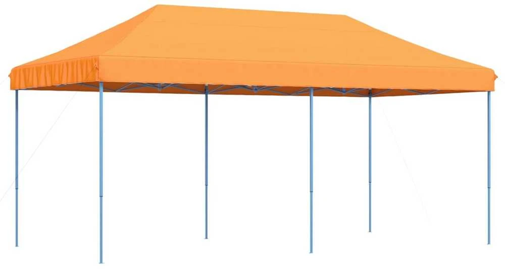 Šventės palapinė Oranžinė 292 x 580 x 315 cm Oksfordo audinys