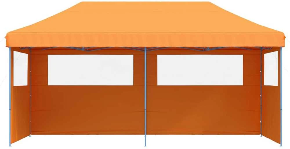 Šventės palapinė Oranžinė 292 x 580 x 315 cm Oksfordo audinys