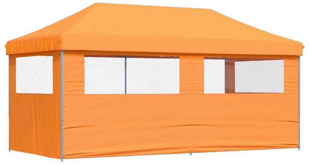 Šventės palapinė Oranžinė 292 x 580 x 315 cm Oksfordo audinys