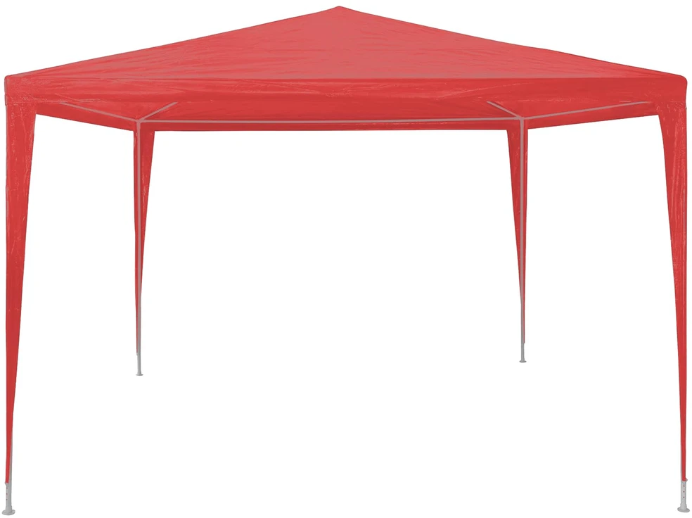 Šventės palapinė Raudona 300 x 300 x 255 cm PE ir plienas