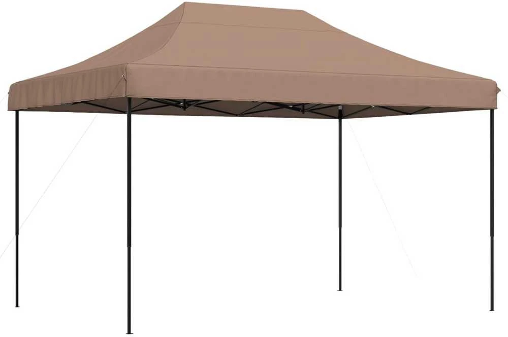 Šventės palapinė 279 x 410 x 315 cm Ruda Oksfordo audinys