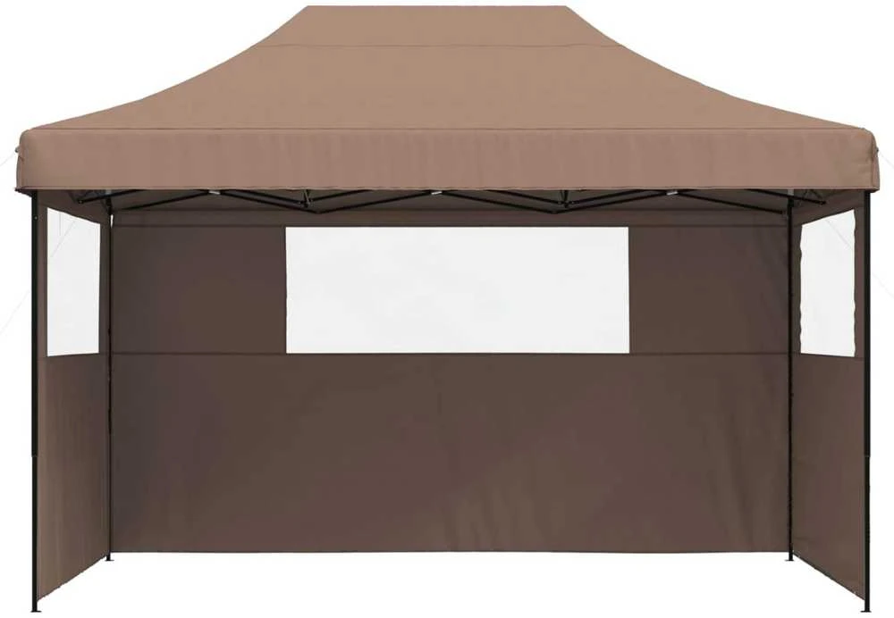 Šventės palapinė 279 x 410 x 315 cm Ruda Oksfordo audinys