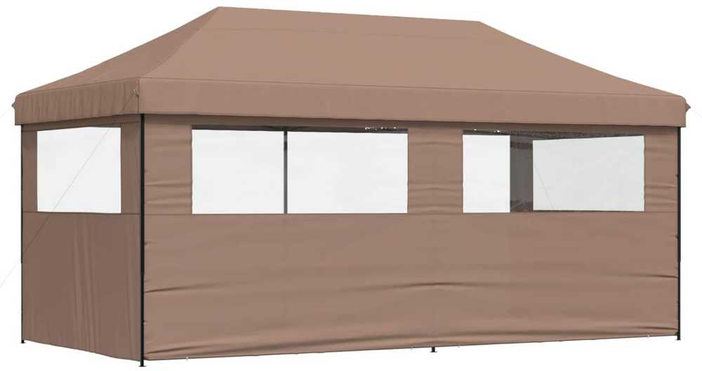 Šventės palapinė 292 x 580 x 315 cm Ruda Oksfordo audinys