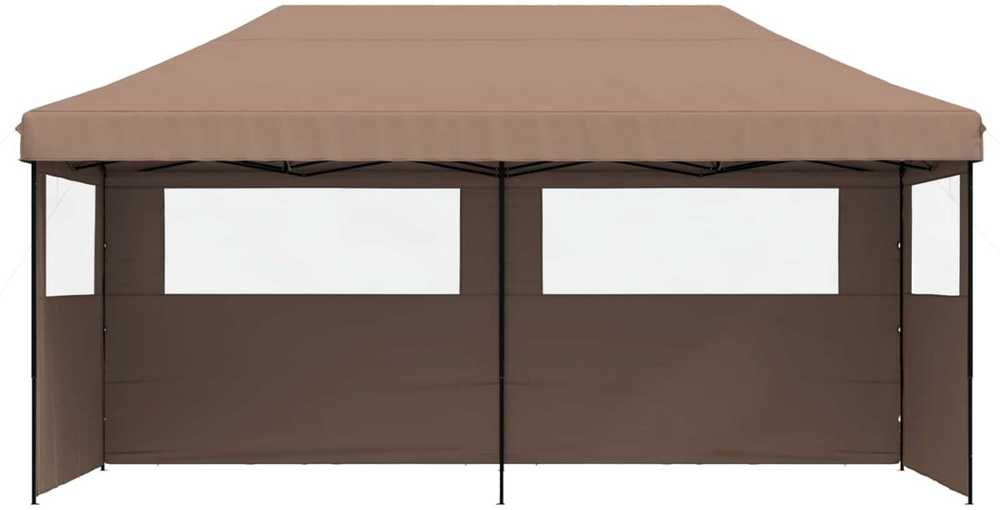 Šventės palapinė 292 x 580 x 315 cm Ruda Oksfordo audinys
