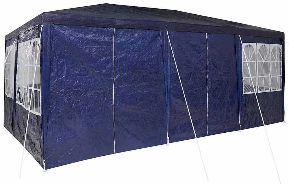Šventės palapinė 600 x 400 x 266 cm Mėlyna Polietilenas