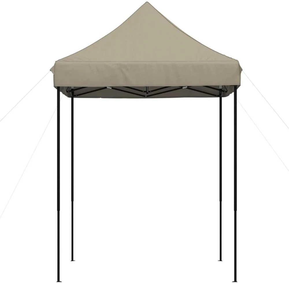 Šventės palapinė 200 x 200 x 306 cm Taupe Oksfordo audinys