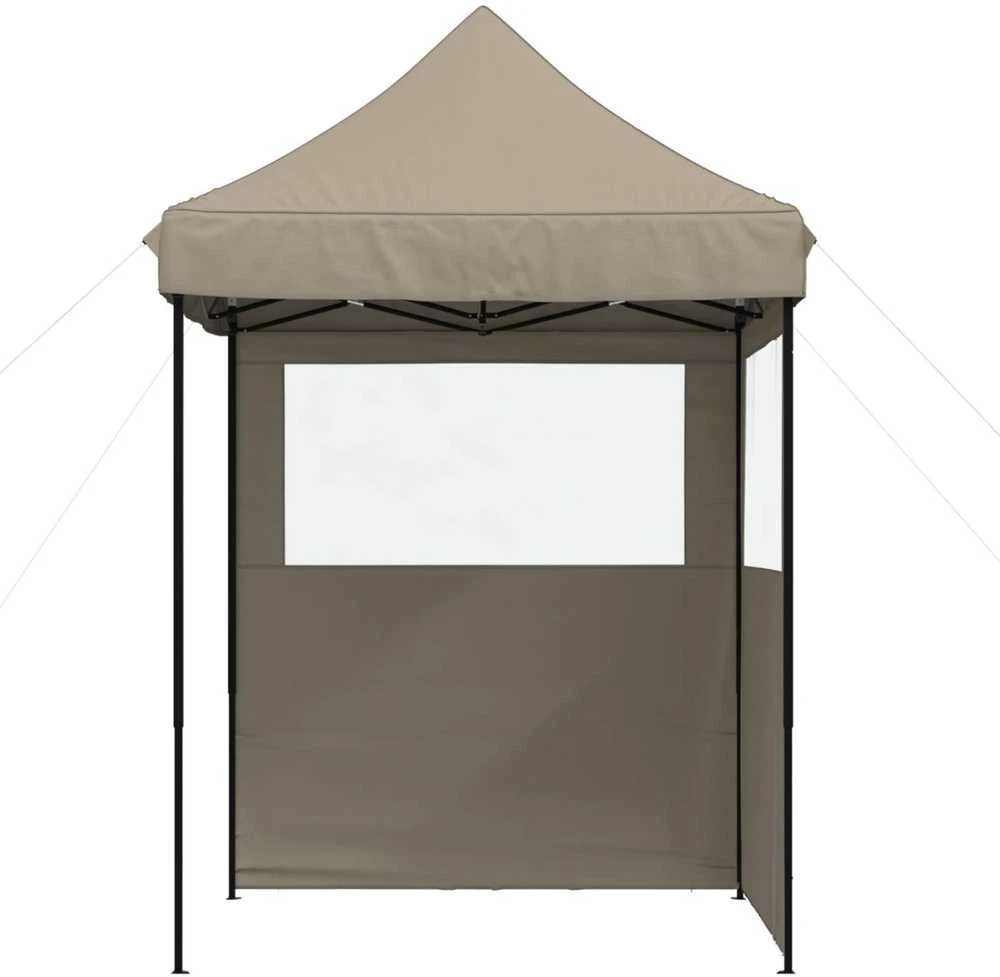 Šventės palapinė 200 x 200 x 306 cm Taupe Oksfordo audinys