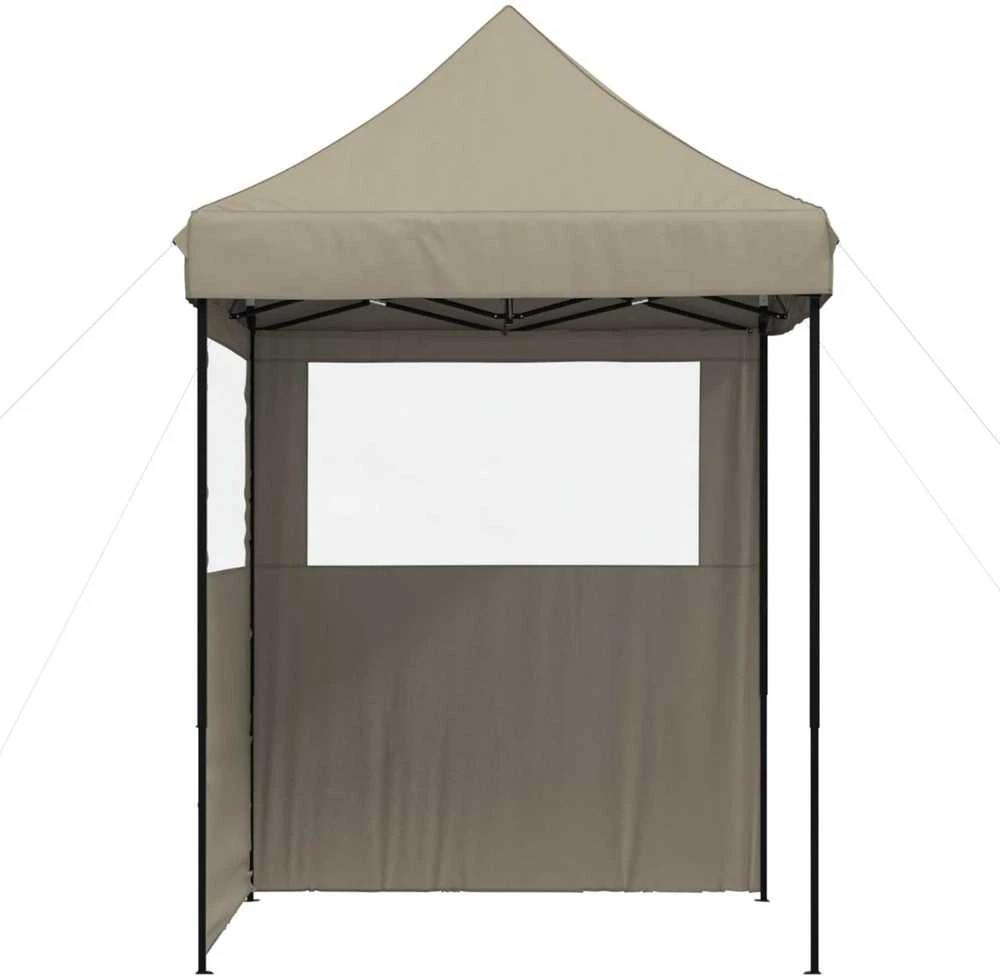 Šventės palapinė 200 x 200 x 306 cm Taupe Oksfordo audinys