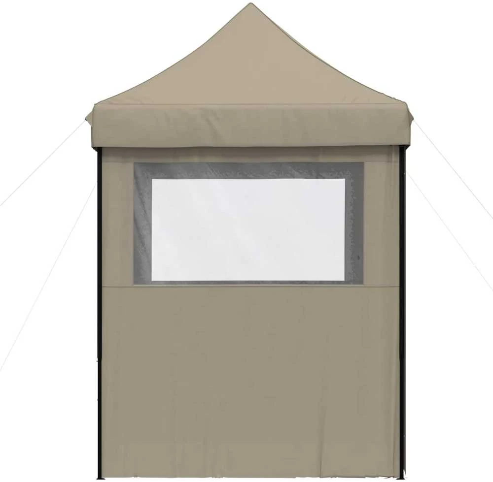 Šventės palapinė 200 x 200 x 306 cm Taupe Oksfordo audinys