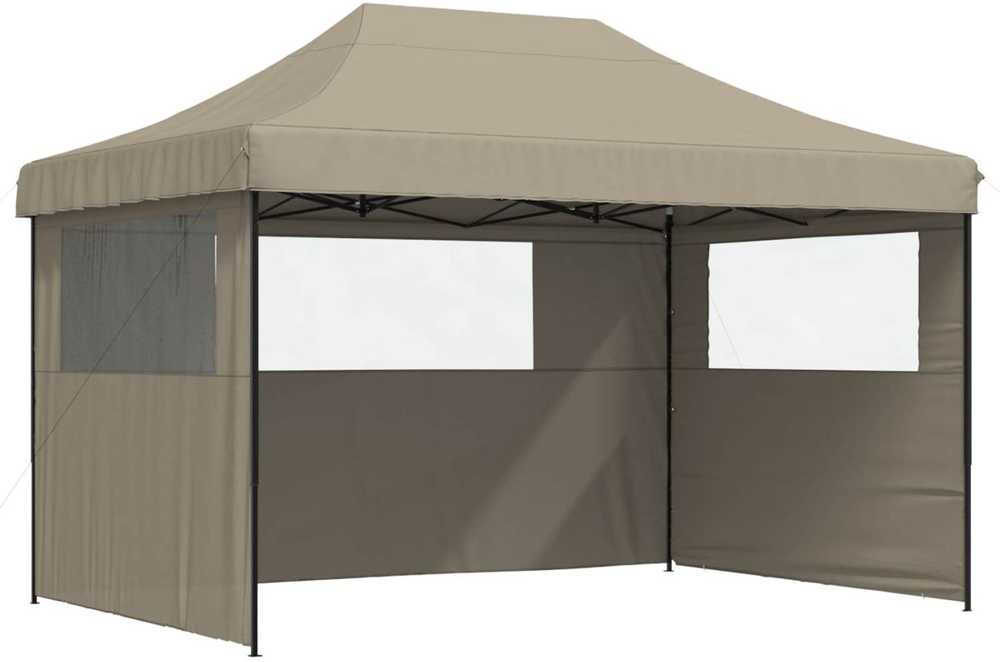 Šventės palapinė 279 x 410 x 315 cm Taupe Oksfordo audinys