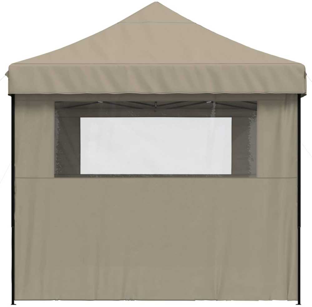 Šventės palapinė 279 x 410 x 315 cm Taupe Oksfordo audinys