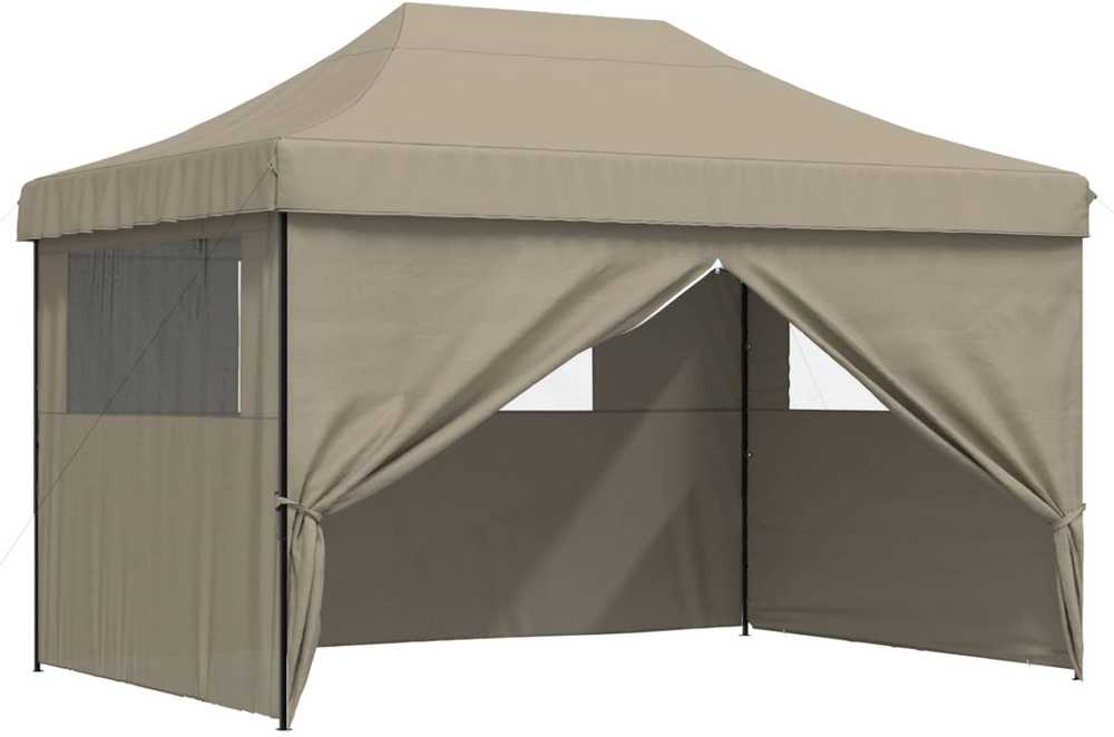 Šventės palapinė 279 x 410 x 315 cm Taupe Oksfordo audinys