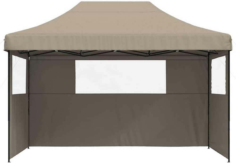 Šventės palapinė 279 x 410 x 315 cm Taupe Oksfordo audinys