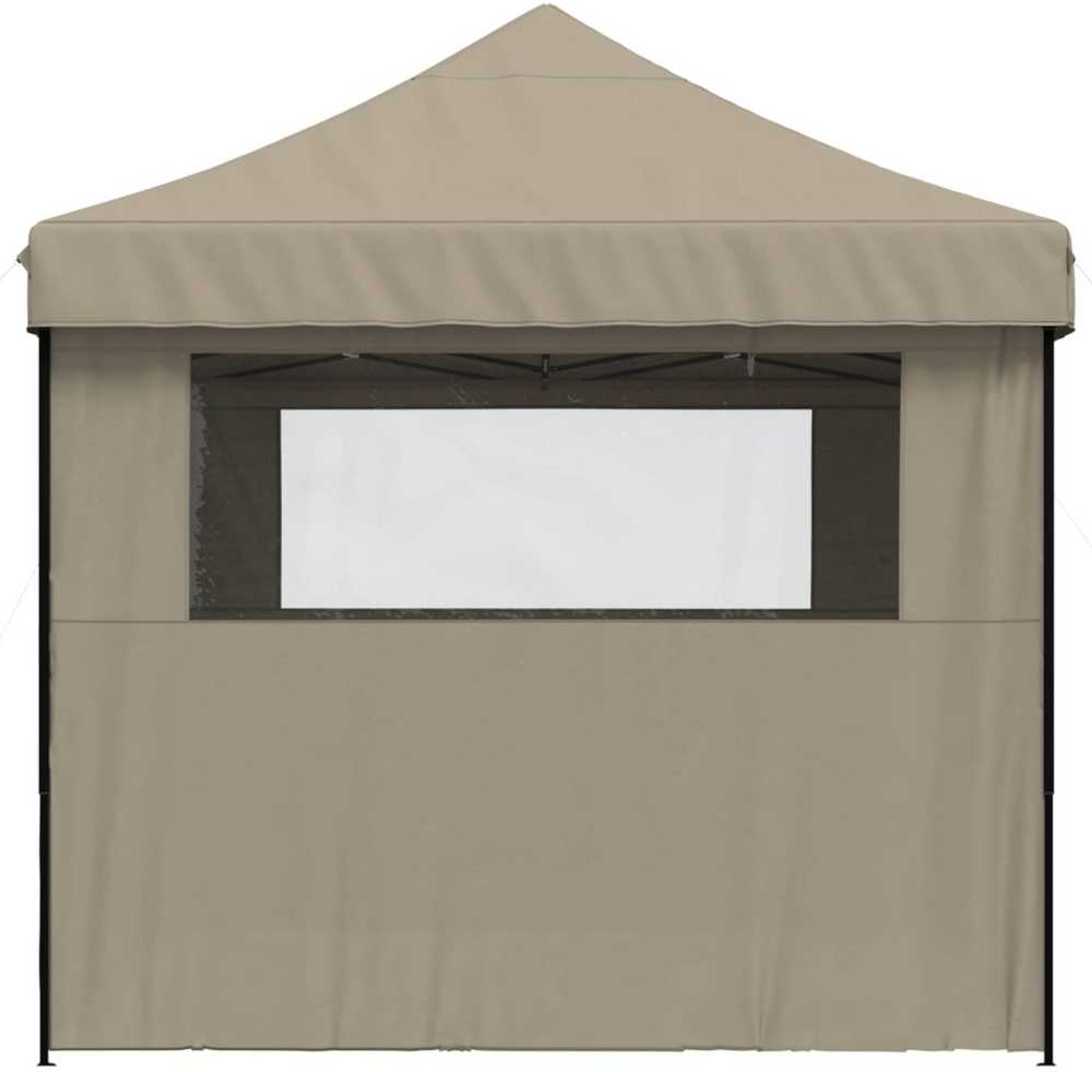 Šventės palapinė 279 x 410 x 315 cm Taupe Oksfordo audinys