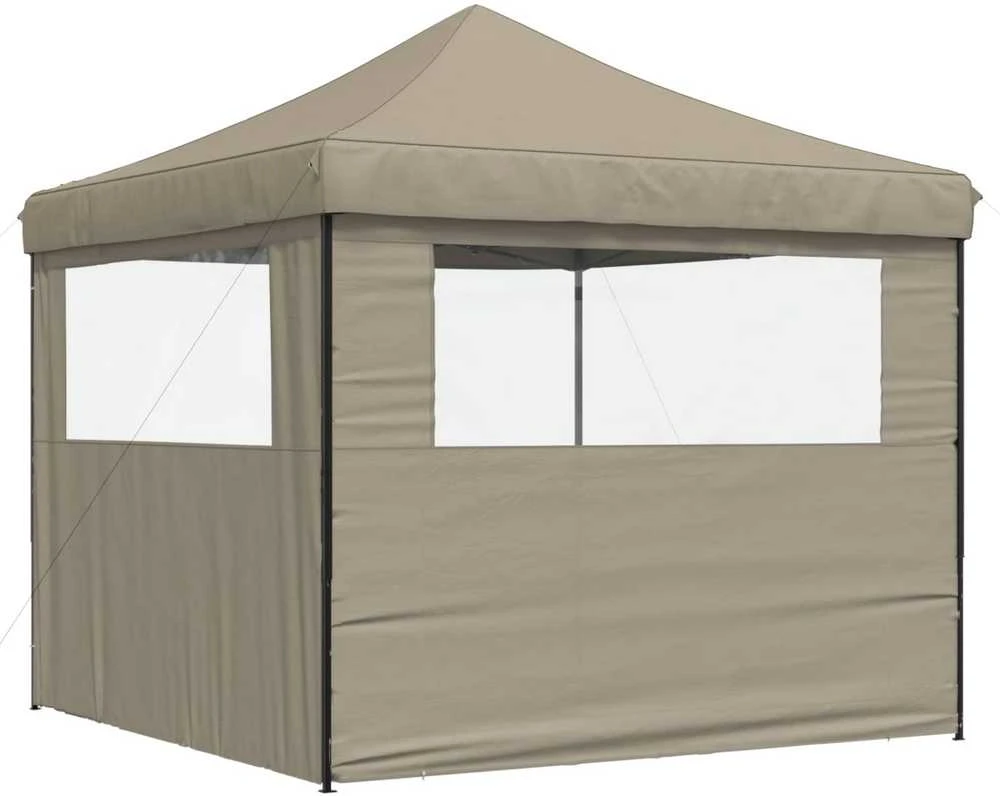 Šventės palapinė Taupe 292 x 292 x 315 cm Oksfordo audinys
