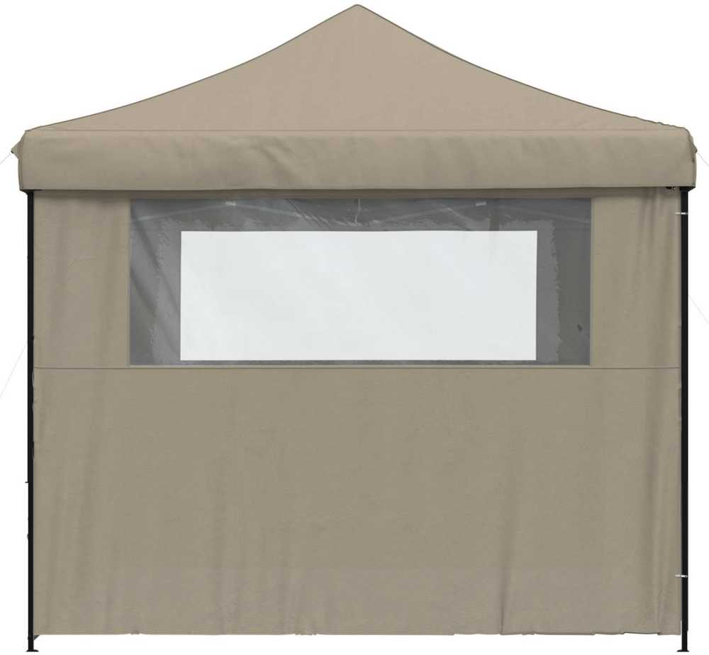 Šventės palapinė 292 x 292 x 315 cm Taupe Oksfordo audinys