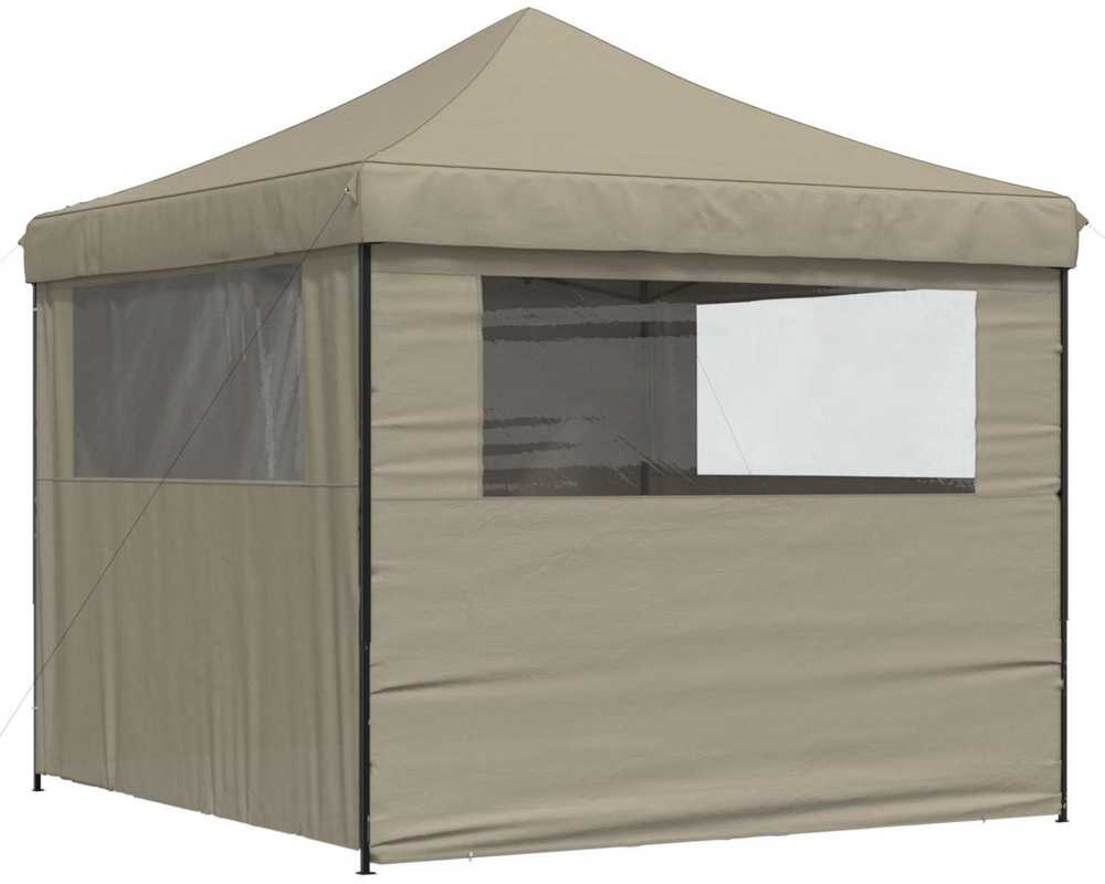 Šventės palapinė 292 x 292 x 315 cm Taupe Oksfordo audinys