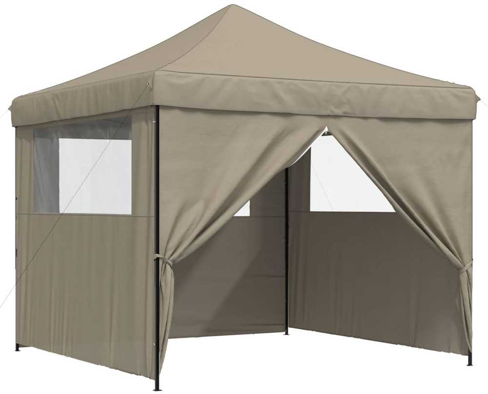 Šventės palapinė 292 x 292 x 315 cm Taupe Oksfordo audinys