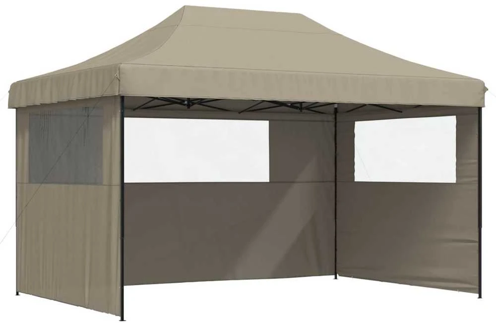 Šventės palapinė 292 x 440 x 315 cm Taupe Oksfordo audinys