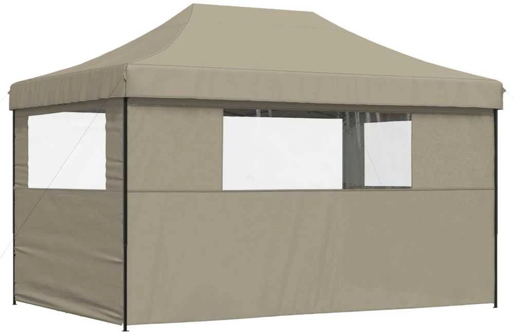Šventės palapinė 292 x 440 x 315 cm Taupe Oksfordo audinys