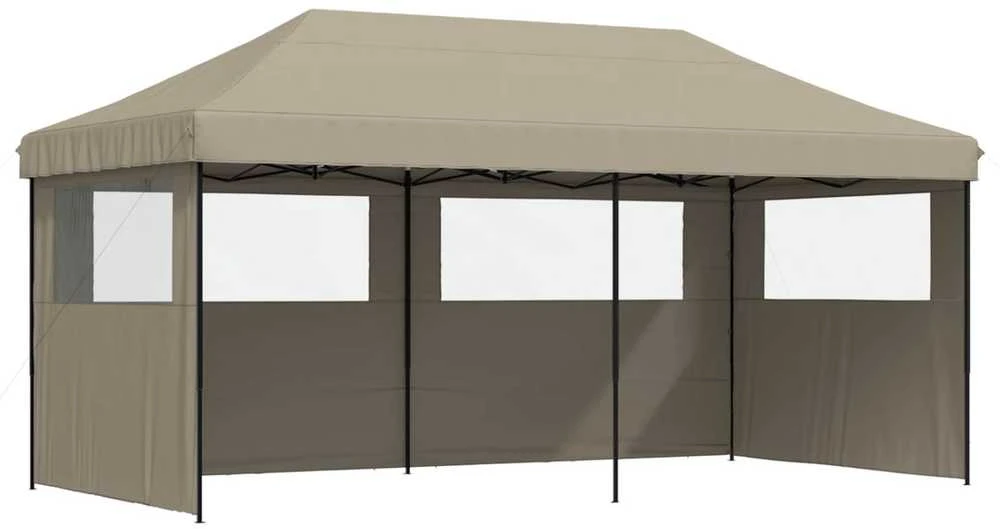 Šventės palapinė Taupe 292 x 580 x 315 cm Oksfordo audinys