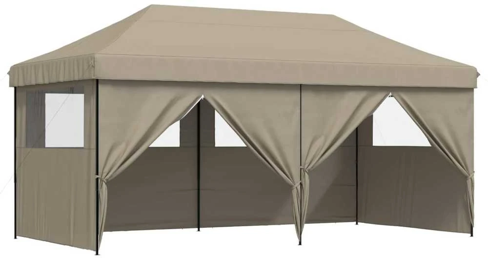 Šventės palapinė Taupe 292 x 580 x 315 cm Oksfordo audinys
