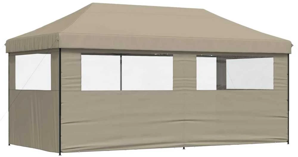 Šventės palapinė Taupe 292 x 580 x 315 cm Oksfordo audinys