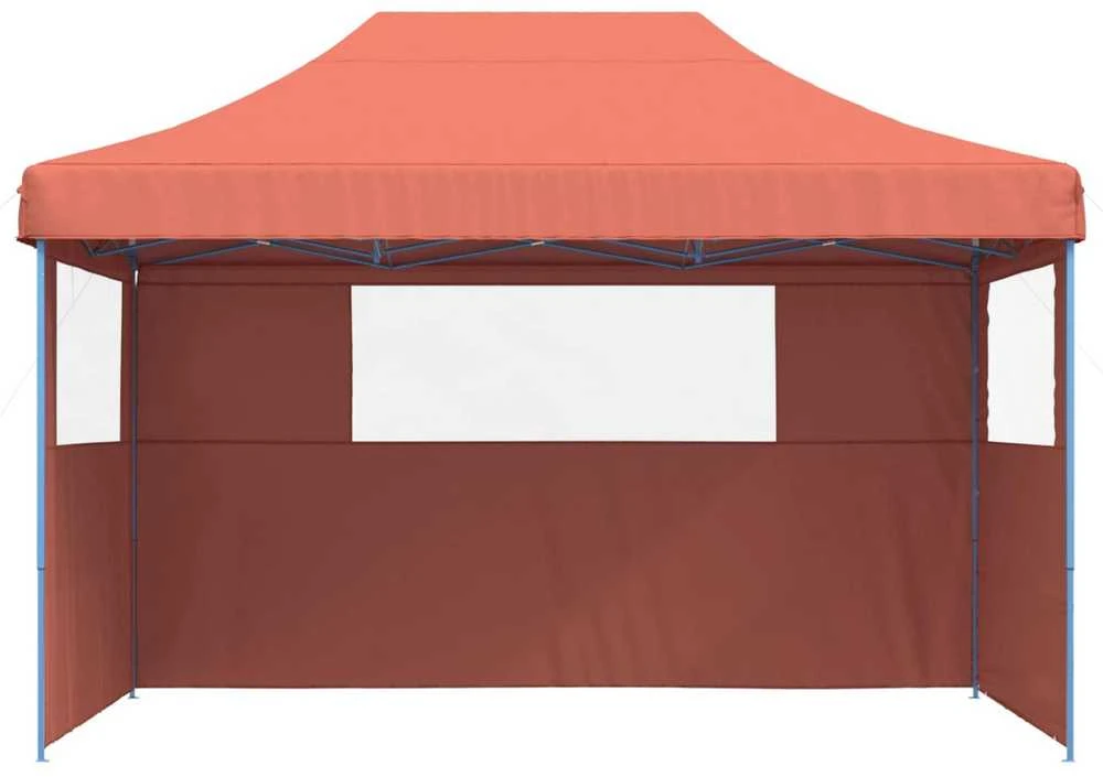 Šventės palapinė 279 x 410 x 315 cm Terakotos Oksfordo audinys