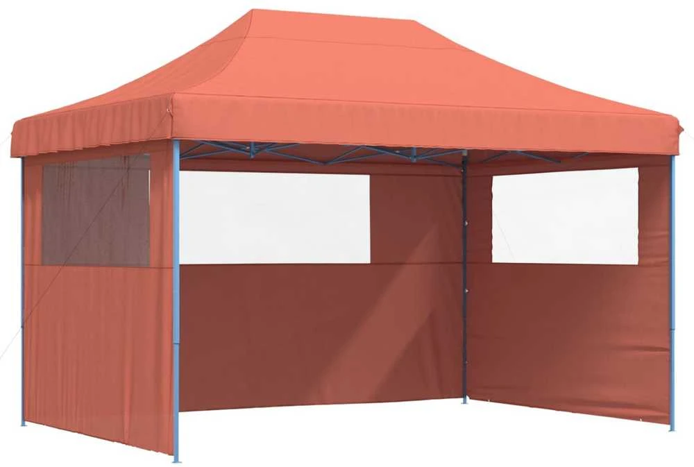 Šventės palapinė 279 x 410 x 315 cm Terakotos Oksfordo audinys