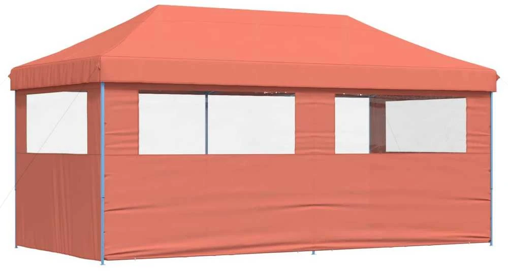 Šventės palapinė 292 x 580 x 315 cm Terakotos Oksfordo audinys