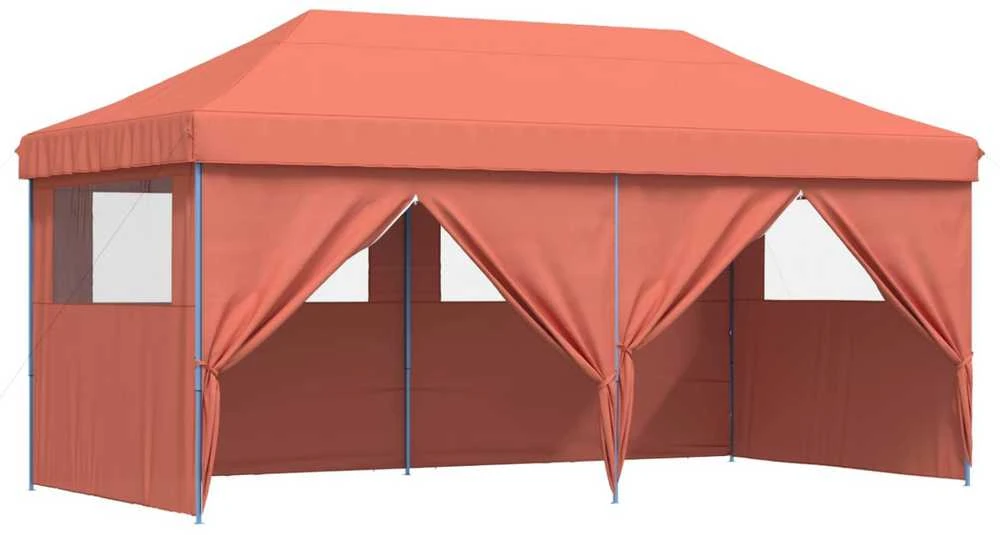 Šventės palapinė 292 x 580 x 315 cm Terakotos Oksfordo audinys