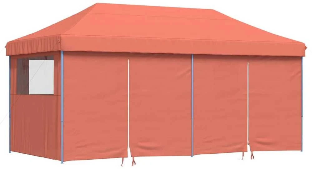 Šventės palapinė 292 x 580 x 315 cm Terakotos Oksfordo audinys