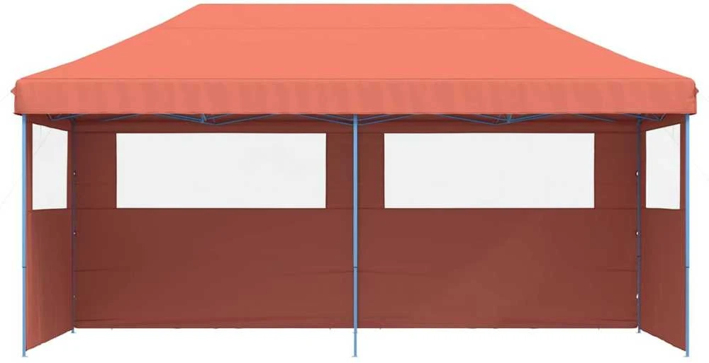 Šventės palapinė 292 x 580 x 315 cm Terakotos Oksfordo audinys