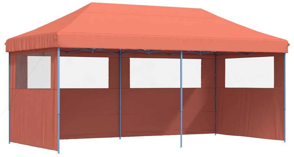 Šventės palapinė 292 x 580 x 315 cm Terakotos Oksfordo audinys
