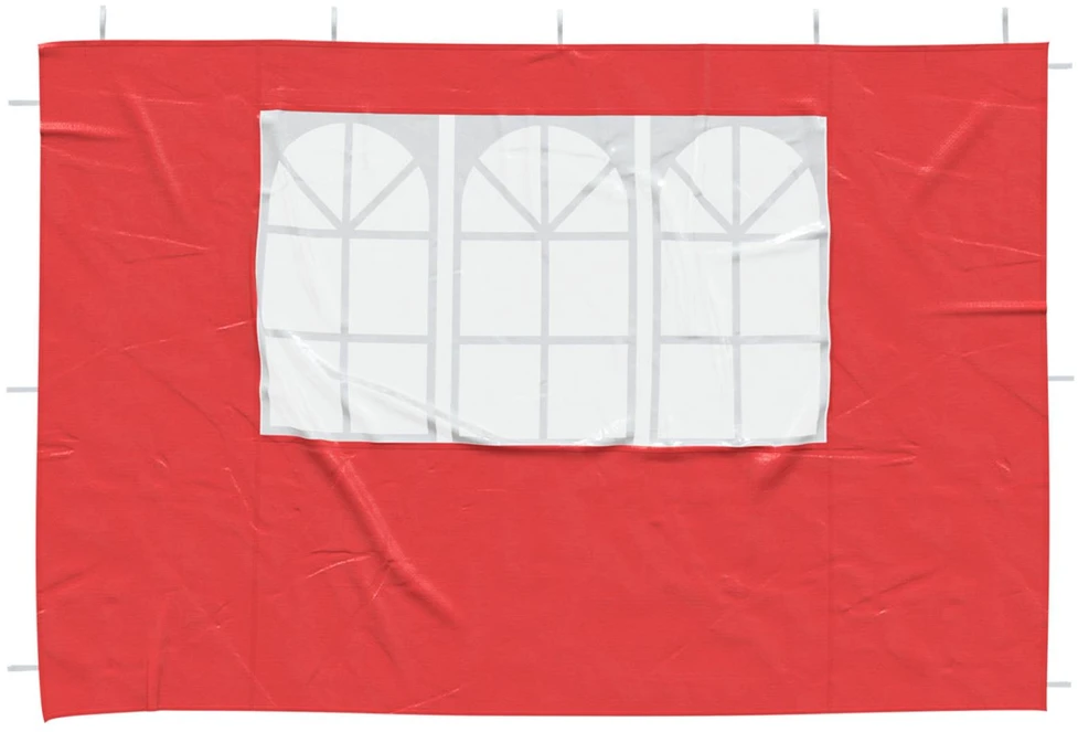 Šventinės palapinės šoninė siena 2 vnt. 300 x 195 cm Raudona