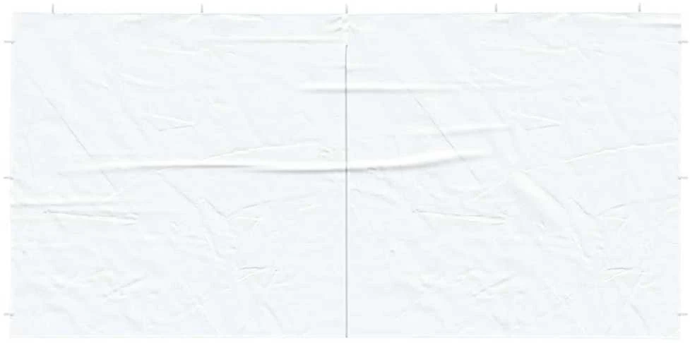 Šventinės palapinės šoninė siena 2 vnt. 400 x 195 cm Balta