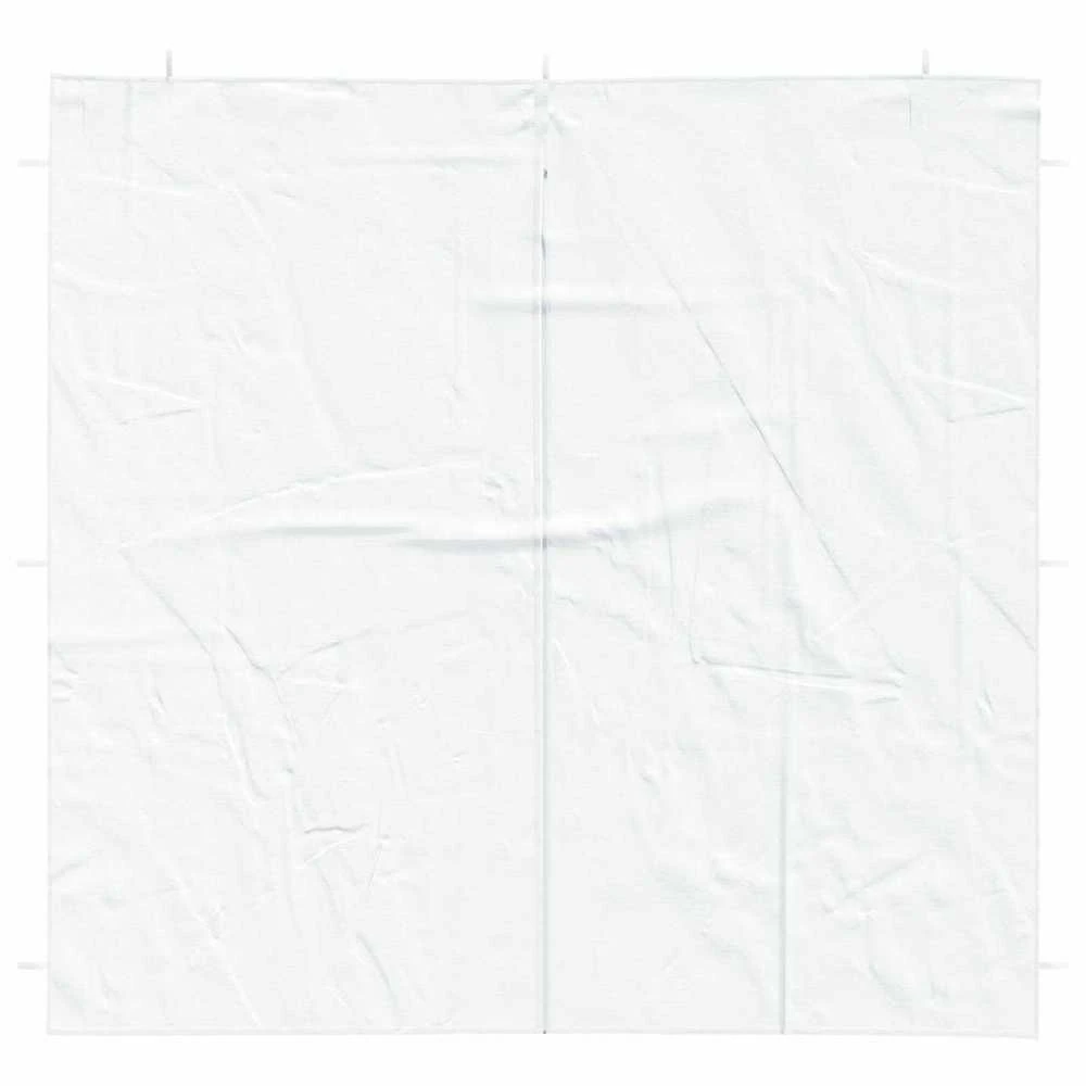 Šventinės palapinės šoninė siena 2 vnt. 200 x 195 cm Balta