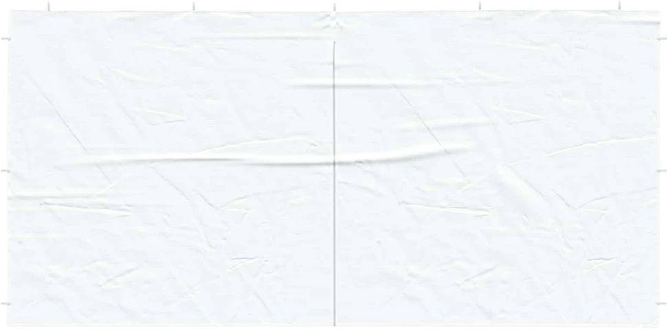Šventinės palapinės šoninė siena 2 vnt. 400 x 195 cm Balta