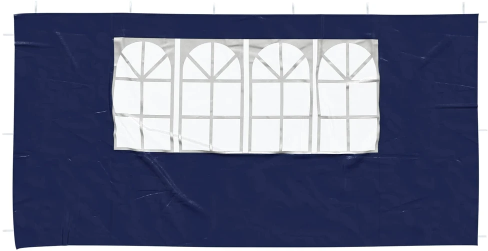 Šventinės palapinės šoninė siena 2 vnt. 400 x 195 cm Mėlyna
