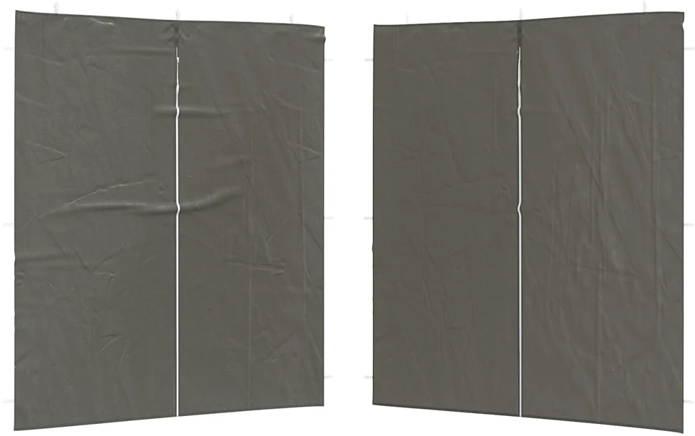 Šventinės palapinės šoninė siena 2 vnt. 200 x 195 cm Antracito