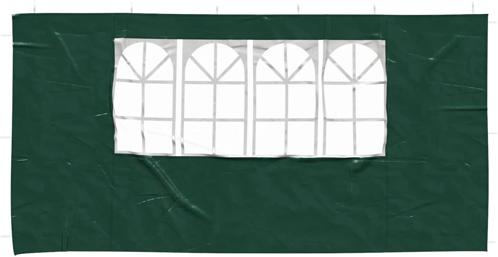 Šventinės palapinės šoninė siena 2 vnt. 400 x 195 cm Žalia