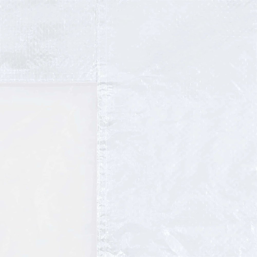 Šventinės palapinės šoninė siena 2 vnt. 400 x 195 cm Balta
