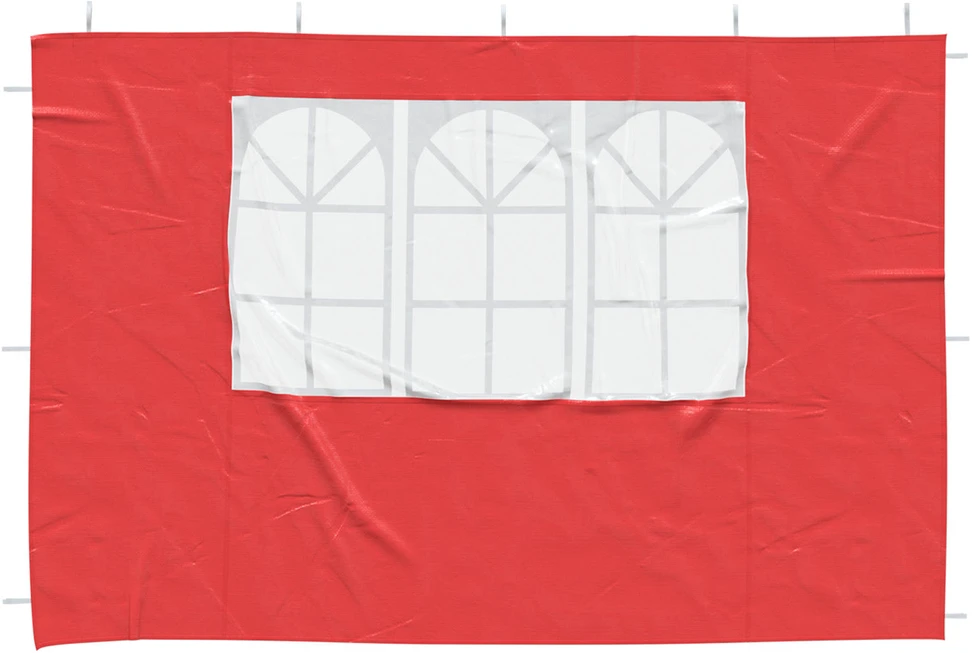 Šventinės palapinės šoninė siena 2 vnt. 300 x 195 cm Raudona