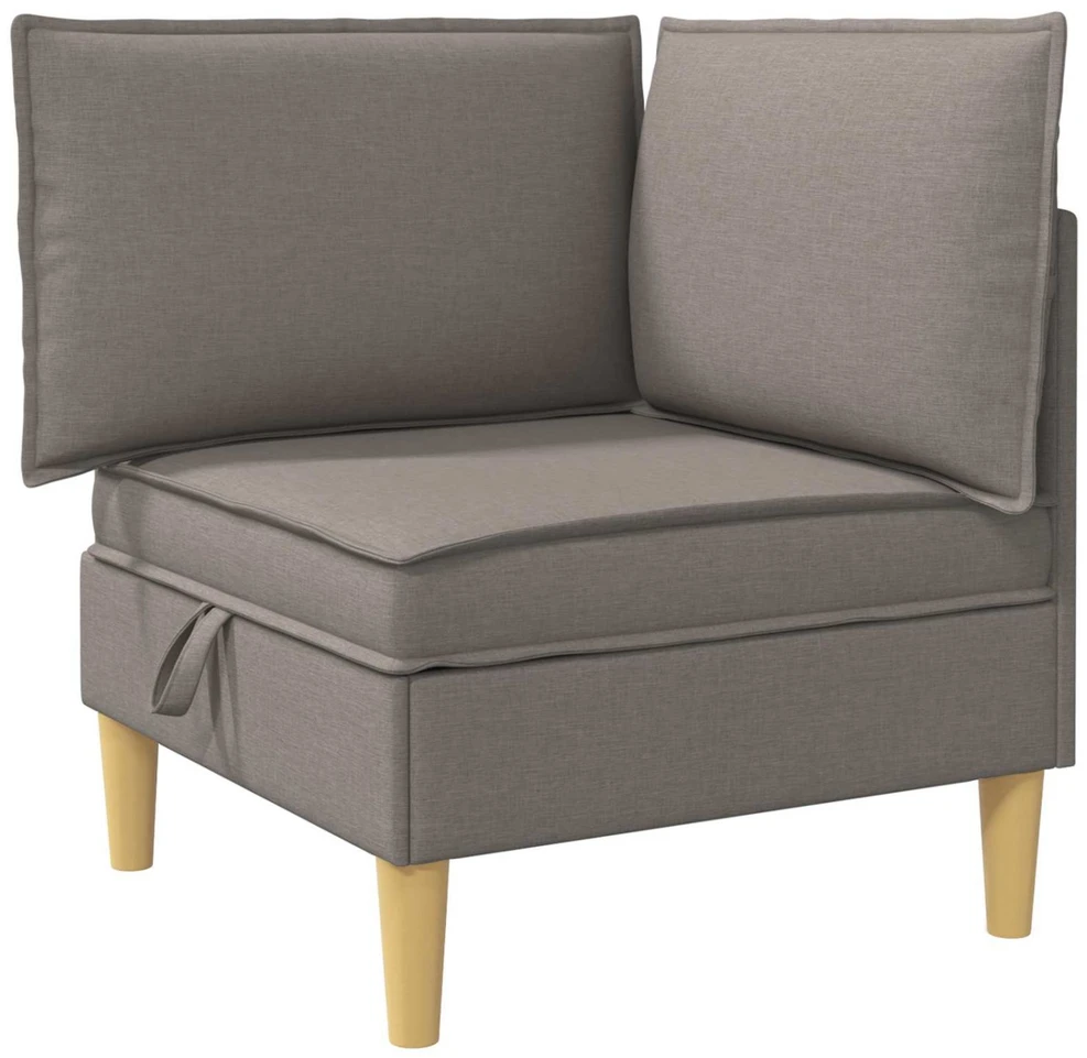 Modulinė sofa su laikymo vieta 5 vnt. Taupe Audinys