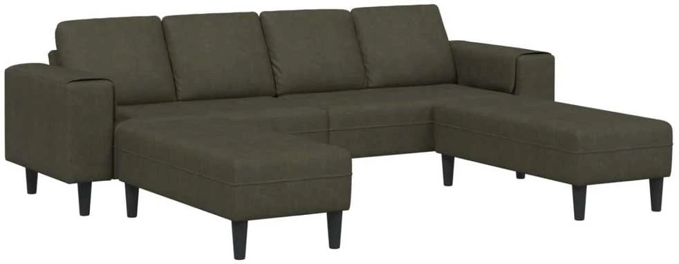 Svetainės sofa 3 vnt. Armijos Žalia