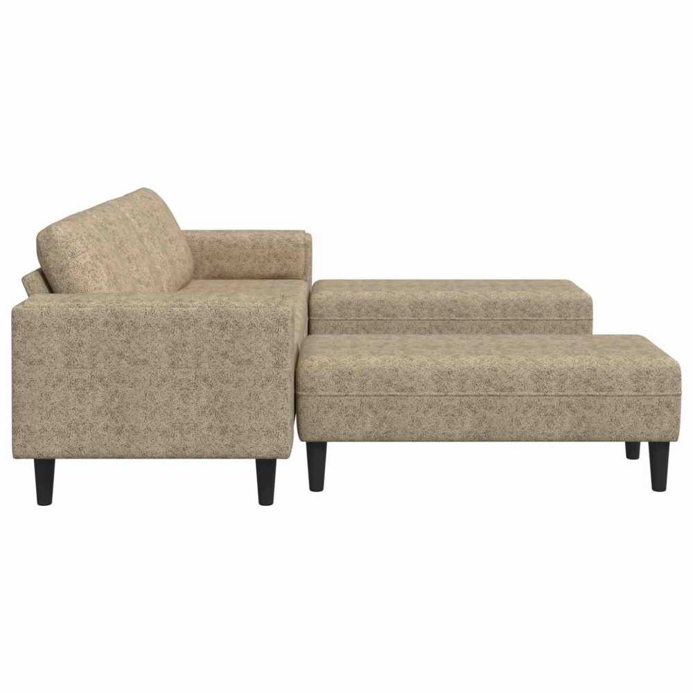 Svetainės sofa 3 vnt. Šviesiai pilka